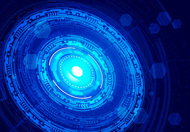 区块链大数据AI科技线条智能