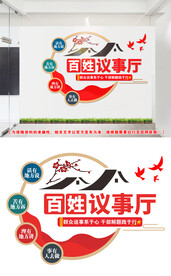百姓议事厅文化墙