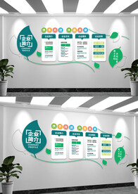 企业简介宣传展板办公室文化墙