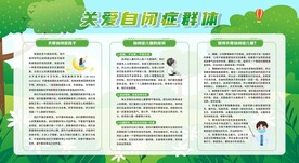 世界自闭症日孤独症日展板