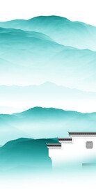 蓝色 简约高档玄关 TiF分层