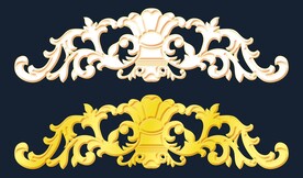 欧式雕花 铁艺花纹