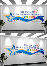 企业励志文化背景墙