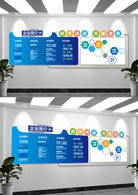 企业简介文化墙