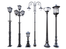 户外路灯组合