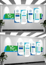 绿色企业简介宣传文化墙