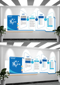 公司简介历程文化墙