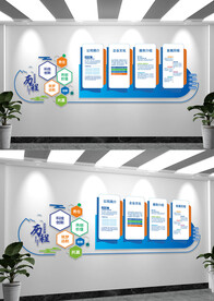 企业宣传形象墙