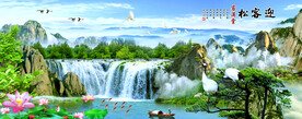 巨幅山水画 