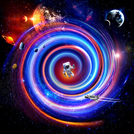 宇宙星空旋涡黑洞