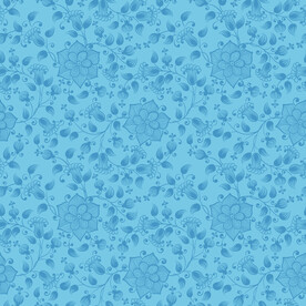 高清蓝色面料花型设计