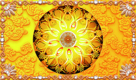 金色花纹（分层3层）