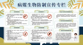 除四害宣传栏展板