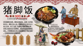 猪脚饭背景墙