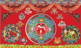 婚礼海报背景大全