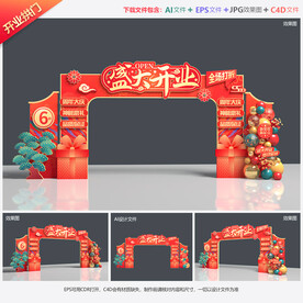 开业门头