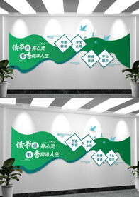 读书文化墙阅读文化墙