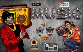 酒吧KVT背景墙壁画