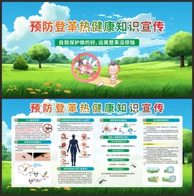 预防登革热健康知识宣传栏