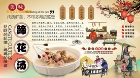 蹄花汤背景墙