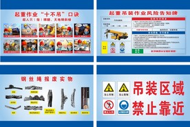 吊装警示牌素材-吊装警示牌图片-吊装警示牌设计模板-昵图网