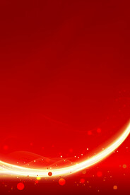 竖版红色圆点动感曲线广告喜庆