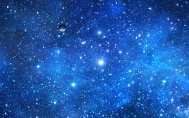 蓝色星空背景