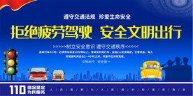 疲劳驾驶展板