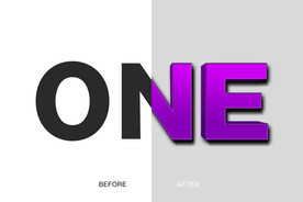 漫画立体字样式