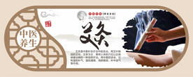 中式中医艾灸展板