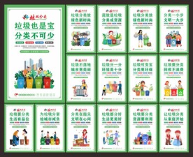 垃圾分类展板