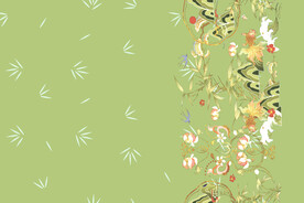 数码印花汉服定位裙