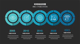 流程步骤时间线信息图