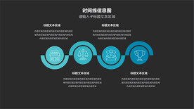 流程步骤时间线信息图