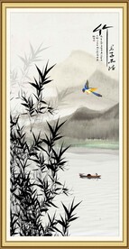 竹子装饰画