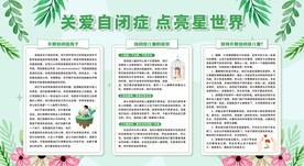 世界自闭症日孤独症日展板