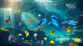 海底世界蓝色海洋