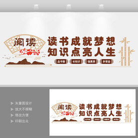 阅读室文化墙