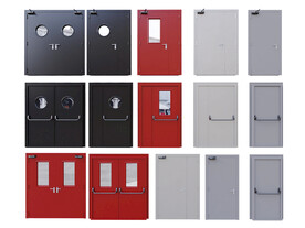 防火消防门组合