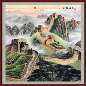 长城办公室装饰画