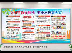 交通安全宣传版面