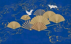 中式古典扇面装饰画