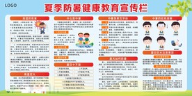 夏季防暑健康宣传栏