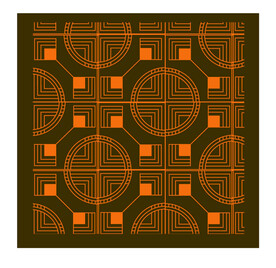 四方连续回纹 吉祥纹理 