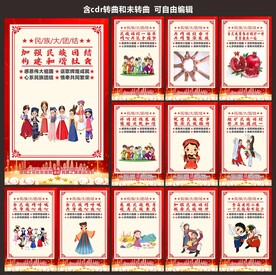 民族团结海报