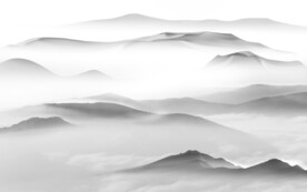 高端 灰色高清山水 TiF分层