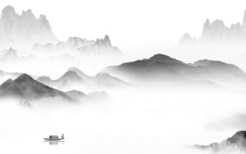 高档 新传灰色山水 TiF分层