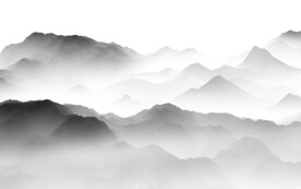 高端 灰色客厅山水 TIF分层