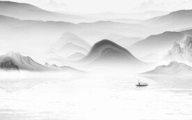 新款 极简中式山水 TiF分层