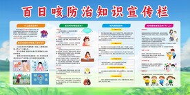 百日咳防治知识宣传栏